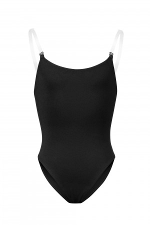 Kids' Bloch Auva Body Liner Underwear Black | USEGJ41424