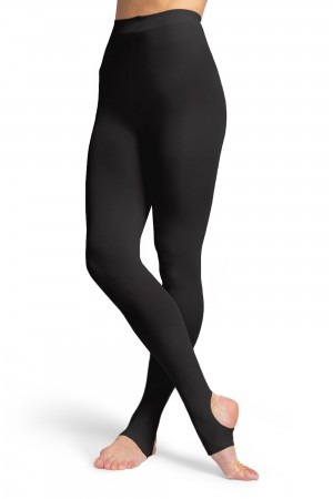Kids' Bloch Contoursoft Sitrrup Tight Black | ZUSMJ92220