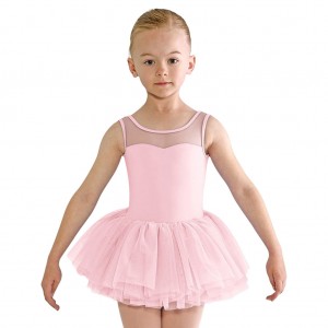 Kids' Bloch Emica Sweetheart Dress Candy Pink | USDYB14593