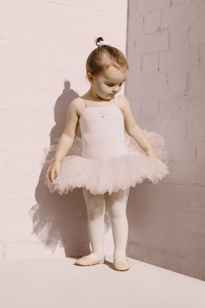 Kids' Bloch Estrella Stars & Moons Dress Shell Pink | USDYB29755