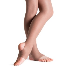 Kids' Bloch Fiesta Stirrup Shimmer Tight Tan | LUSTR15583