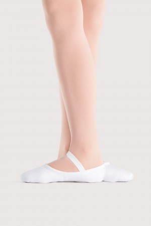Kids' Bloch Prolite II Canvas Boys Ballet Flats White | USJZR62082