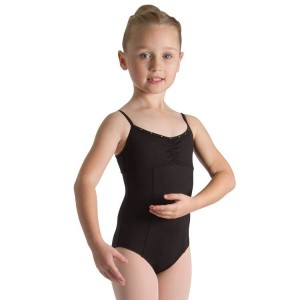 Kids' Bloch Sugar Bow Back Leotards Black | GUSUC55429