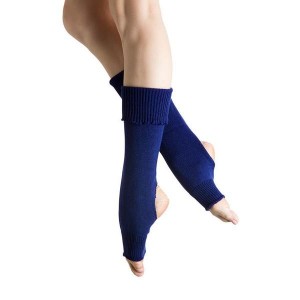 Men's Bloch Anya Legwarmers Knitwear Royal Blue | USEAH15894