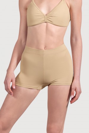 Women's Bloch Capella High Waist Underwear Sand | USIIZ49524