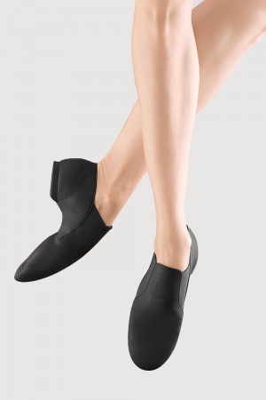 Women's Bloch Elastaboot Adults Jazz Black | USZPD16175