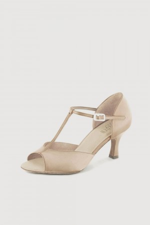 Women's Bloch Illeana Satin 2.5" Dancesport Satin | USXMI10441