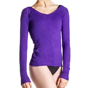 Women's Bloch Kara Long Sleeve Knitwear Purple | LUSTR76699