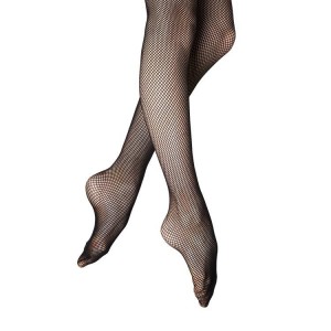 Women's Bloch Traditional Fishnet Footed Tight Black | GUSEC87237